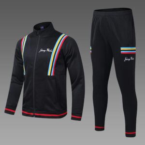 Multicolored Stripe Tracksuit