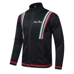 MULTICOLORED STRIPE TRACKSUIT JACKET