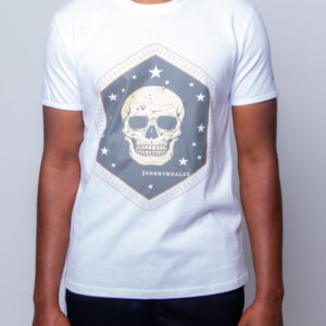 Classic Crew Neck Skull Design Fitted T-Shirt