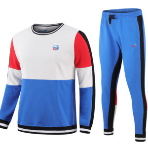 Johnny Whales Color Blocked Unisex Crewneck Sweatsuit