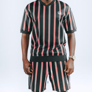 Men’s Luxury Stripe Two Piece Outfit